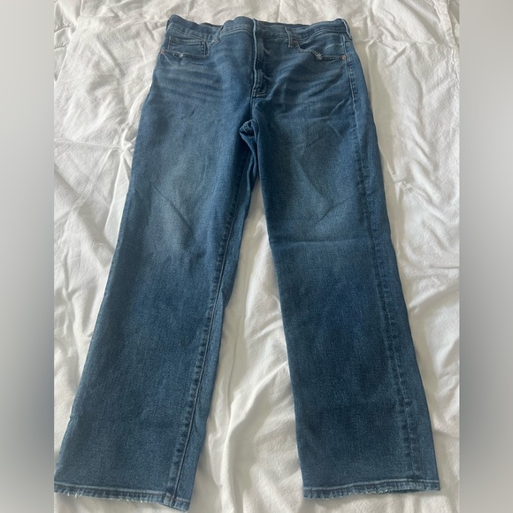 Express Straight Ankle Jeans, Size 14 Long - Picture 1 of 6